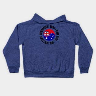 Korean Australian Multinational Patriot Flag Series Kids Hoodie